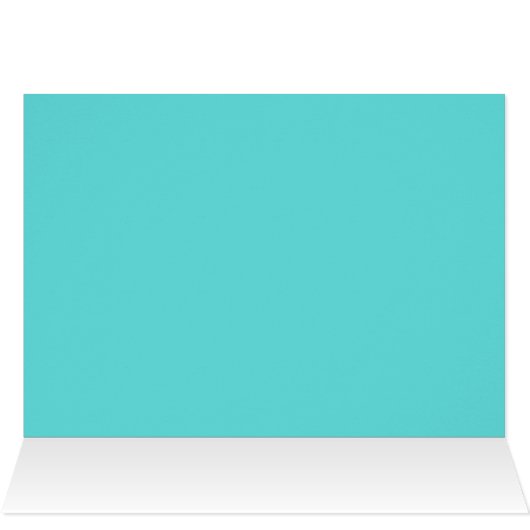 Retro Tropical Vacation Postcard (Intérieur Horizontal (Haut))