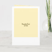 Retro Tropisch Strand Palmboom Foto Bruiloft (Achterkant)