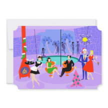 Retro Tropische kerstfeestdagen