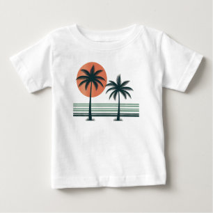 Retro/ tropische palmboom