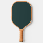 Retro/ tropische palmboom pickleball paddle (Achterkant)