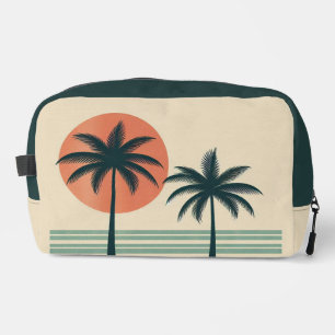 Retro/ tropische palmboom toilettasje