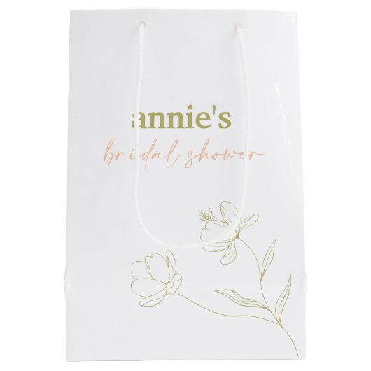 Retro Trouwfeest Cadeautas Zak A115 (Achterkant)