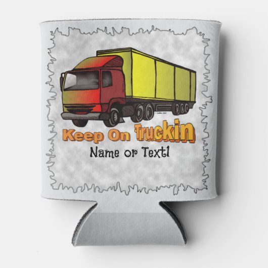 Retro Trucker 1 Blikjeskoeler (Voorkant)