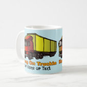 Retro Trucker 2 Koffiemok (Voorkant links)