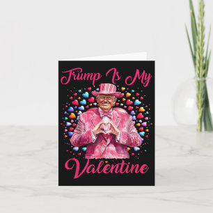 Retro Trump Is Mijn Valentijn Trump Valentijnsdag Kaart