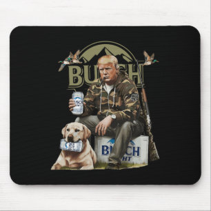 Retro Trump Jacht Herten Grappig Bier Drink Bier Muismat