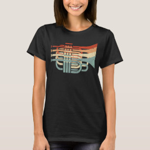 Retro Trumpet Jazz Music Trumpeter, trompetspeler T-shirt