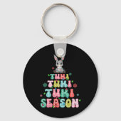Retro Tuki Tuki Donkey Tis The Season Mexican Chri Sleutelhanger (Voorkant)