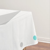 Retro Turquoise Diamond & Starburst Tablecloth Tafelkleed (Voorbeeld)