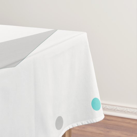 Retro Turquoise Diamond & Starburst Tablecloth Tafelkleed (Voorbeeld)