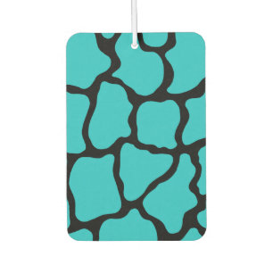Retro Turquoise Giraffe Auto Geurverdrijver Cadeau Luchtverfrisser