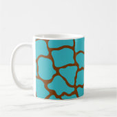 Retro Turquoise Koffie Mok (Links)