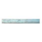 Retro turquoise verf op rustiek hout lint (Voorkant)