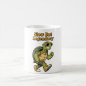 Retro Turtle Legendary Calm White Mug (Centre)