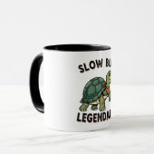 Retro Turtle Legendary Quote Color Inside Mug (Devant gauche)