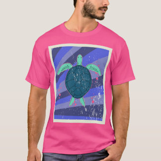  Retro Turtle Marine Biologist 3 T-shirt