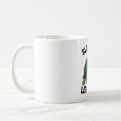 Retro Turtle Slow Legend White Coffee Mug (Gauche)
