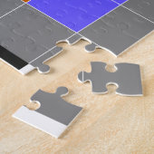 Retro TV geen signaalillustratie. Legpuzzel (Zijkant)