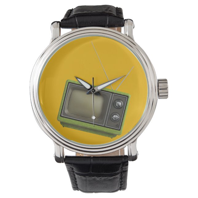 Retro-tv Horloge (Voorkant)