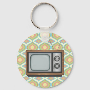 Retro-tv Sleutelhanger