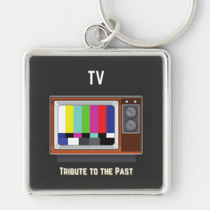 Retro-tv Sleutelhanger
