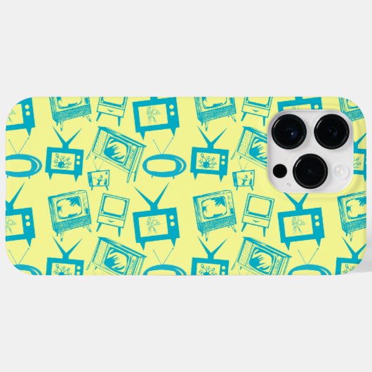 Retro-tv's Case-Mate iPhone Case (Achterkant (horizontaal))