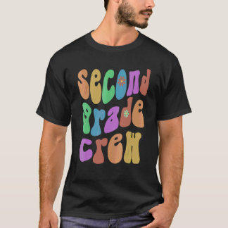 Retro Tweede Klas Bemanning Hallo 2e Klas Roze T-shirt