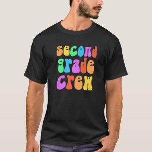Retro tweede klas bemanning weinig Miss 2e gr rege T-shirt