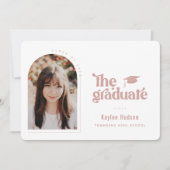 Retro Type Afstudeerfoto Aankondiging (Voorkant)