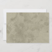 Rétro Typewriter clés des invitations à la douche (Dos)