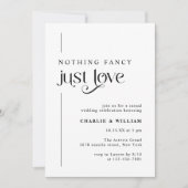 Retro Typografie Foto QR Code Bruiloft Kaart (Voorkant)