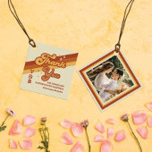 Retro Typografie Zomer Zondag Bieden Dank je Bedankjes Labels