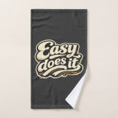 Rétro Typographie Vintage Facile à Faire (Serviette à main)