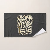Rétro Typographie Vintage Facile à Faire (Serviette à main)