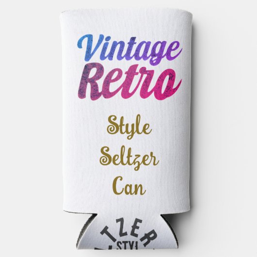 Retro Typography Design -20-oz (Voorkant)