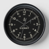 Retro U.S. NAVY Clock imitation (Voorkant)