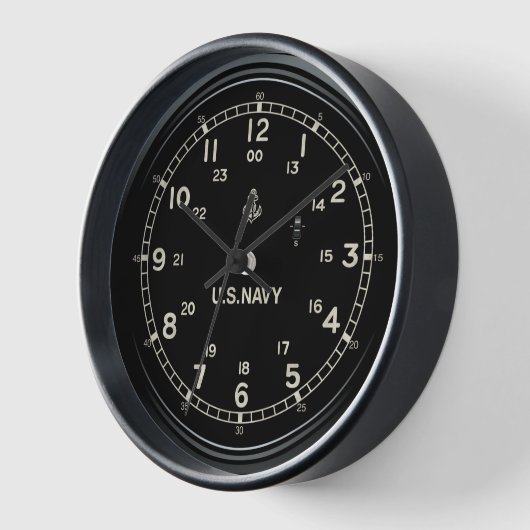 Retro U.S. NAVY Clock imitation (Hoek)