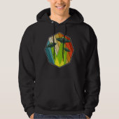 Retro UFO Abductie Sci Fi Extraterrestrial UFO Hoodie (Voorkant)
