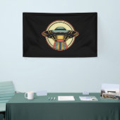 Retro UFO Alien Spandoek (Beurs)