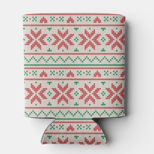 Retro Ugly Christmas Sweater in Off-White Blikjeskoeler (Achterkant)