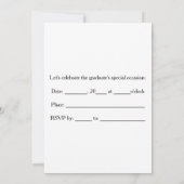 Retro Uitnodigen voor een Beauty School Afstuderen Kaart (Achterkant)