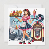 Retro Uitnodiging (Voorkant)