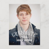 retro | Uitnodiging voor afstudeerfeest (Voorkant)