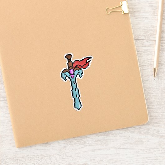 Retro Ultimate Sword Sticker (Notitieboek)