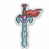 Retro Ultimate Sword Sticker (Voorkant)