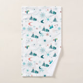 Retro Un Noël Go-Go (Serviette à main)