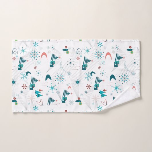 Retro Un Noël Go-Go (Serviette à main)