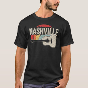 Retro Unieke Country Music Nashville Muzikant Gui T-shirt
