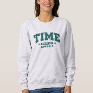 Retro University Style K-Drama Fan Art Design Trui
